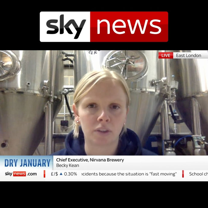 Sky News interview with Nirvana Brewery founder Becky